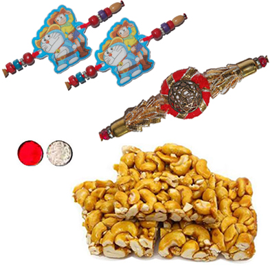 "Family Rakhis - code FH08 - Click here to View more details about this Product